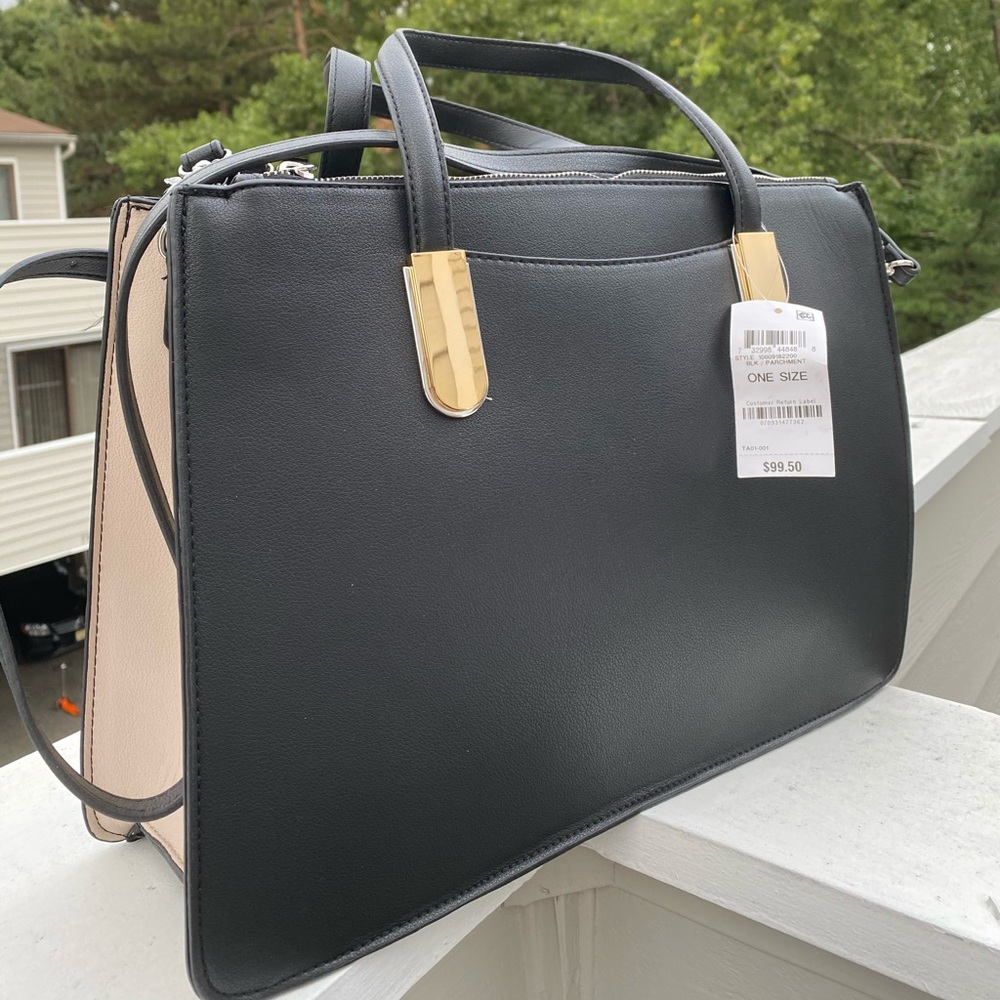 NWT Alfani Multi Zip Satchel - Picture 9 of 14